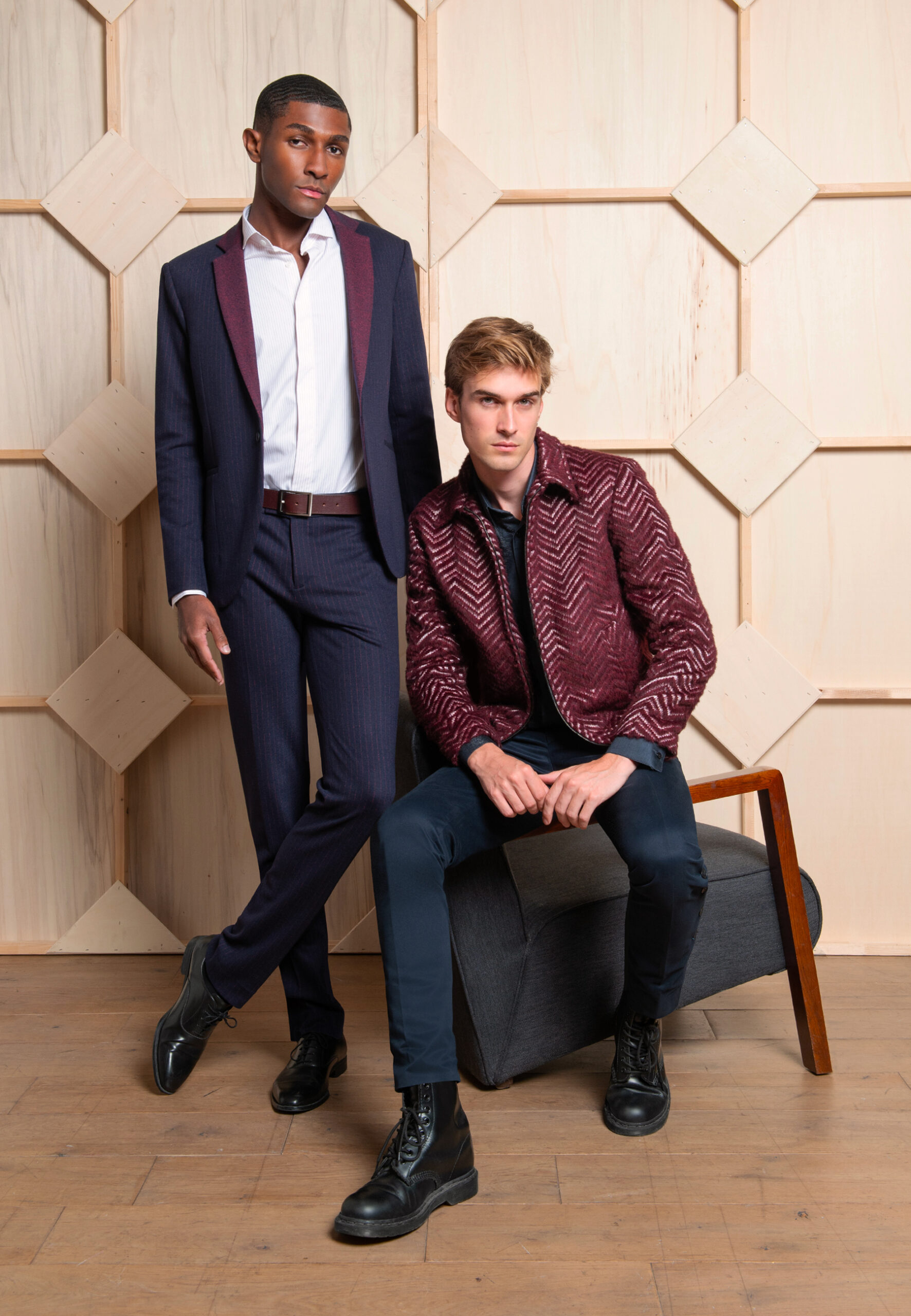 Blouson Vito Bordeaux – Image 2
