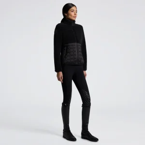 Veste zippée Teddy Bear Noir - CAVALLERIA TOSCANA