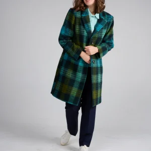 MANTEAU MALO CARREAUX VERT