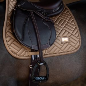 Tapis de selle Modern Champagne MIXTE - Equestrian Stockholm