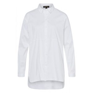 Chemise longue avec surpicures manches longues