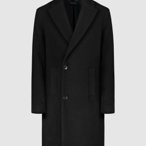Manteau croisé noir