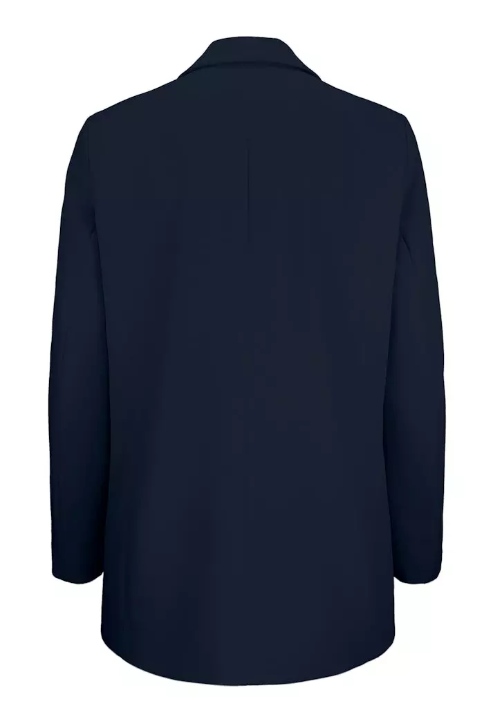 Blazer Long Manche Longues Deux Poches Uni – Image 5