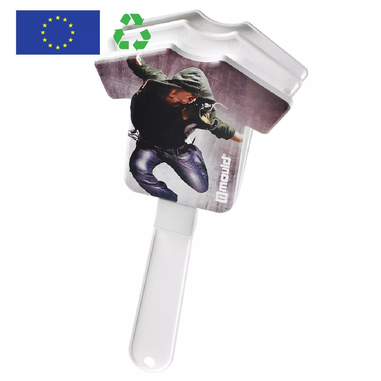 Objet supporter clap-clap PP recyclable personnalisable Made in Europe