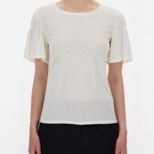 Tee shirt col rond manches courtes