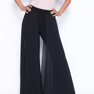 Pantalon Long Taille Moyenne élastique Fluide Voile