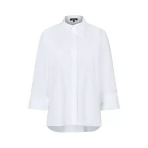 Chemise Manches Trois-quarts Mousquetaire Bouton De Manchettes Perles