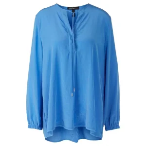 Blouse Col V Manches Longues élastiques Poignées