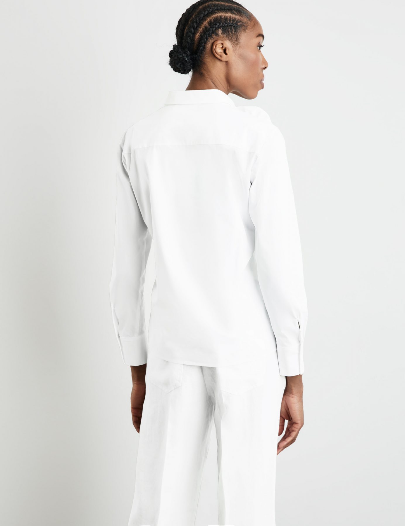 Chemise Manches Longues Rose Appliquée – Image 3