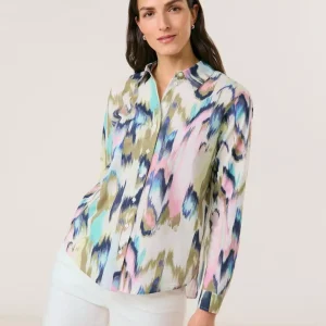 Chemisier Manches Longues Multicolore