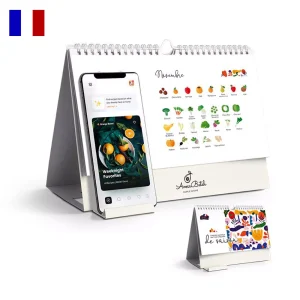 Calendrier de fruits et légumes de saison made in France