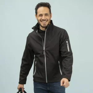 Veste Softshell homme 3 couches 95% polyester