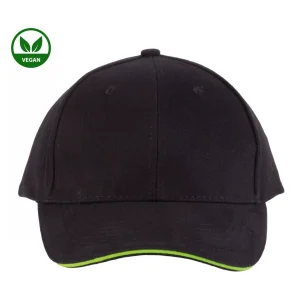 Casquette 6 panneaux végan