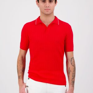 POLO PILLARD CORAIL