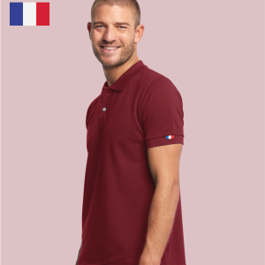 Polo homme Made in France coton bio personnalisable