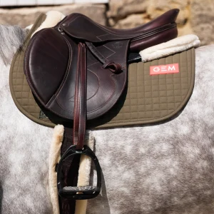 Tapis de selle Leo Kaki - GEM