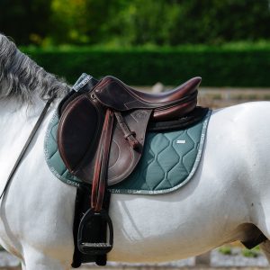 Tapis de selle LOVE Obstacle Bleu pacifique - GEM