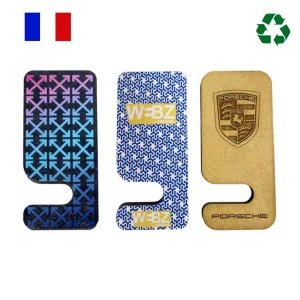 Support de téléphone en bois fabriqué en France