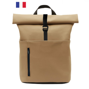 Sac à dos ordinateur recyclé Made in France personnalisable