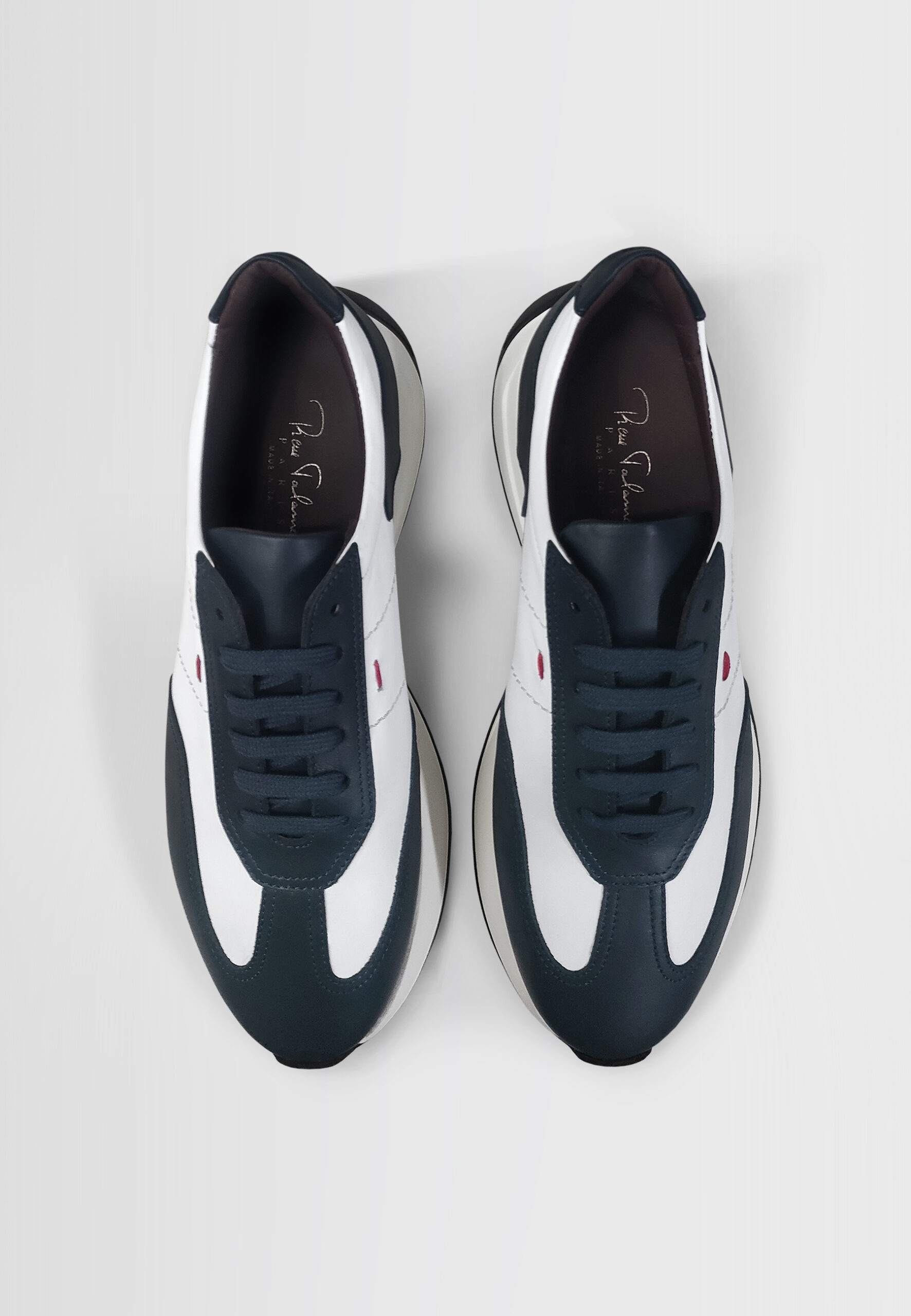 Sneakers Bicolores Navy & Blanc – Image 4