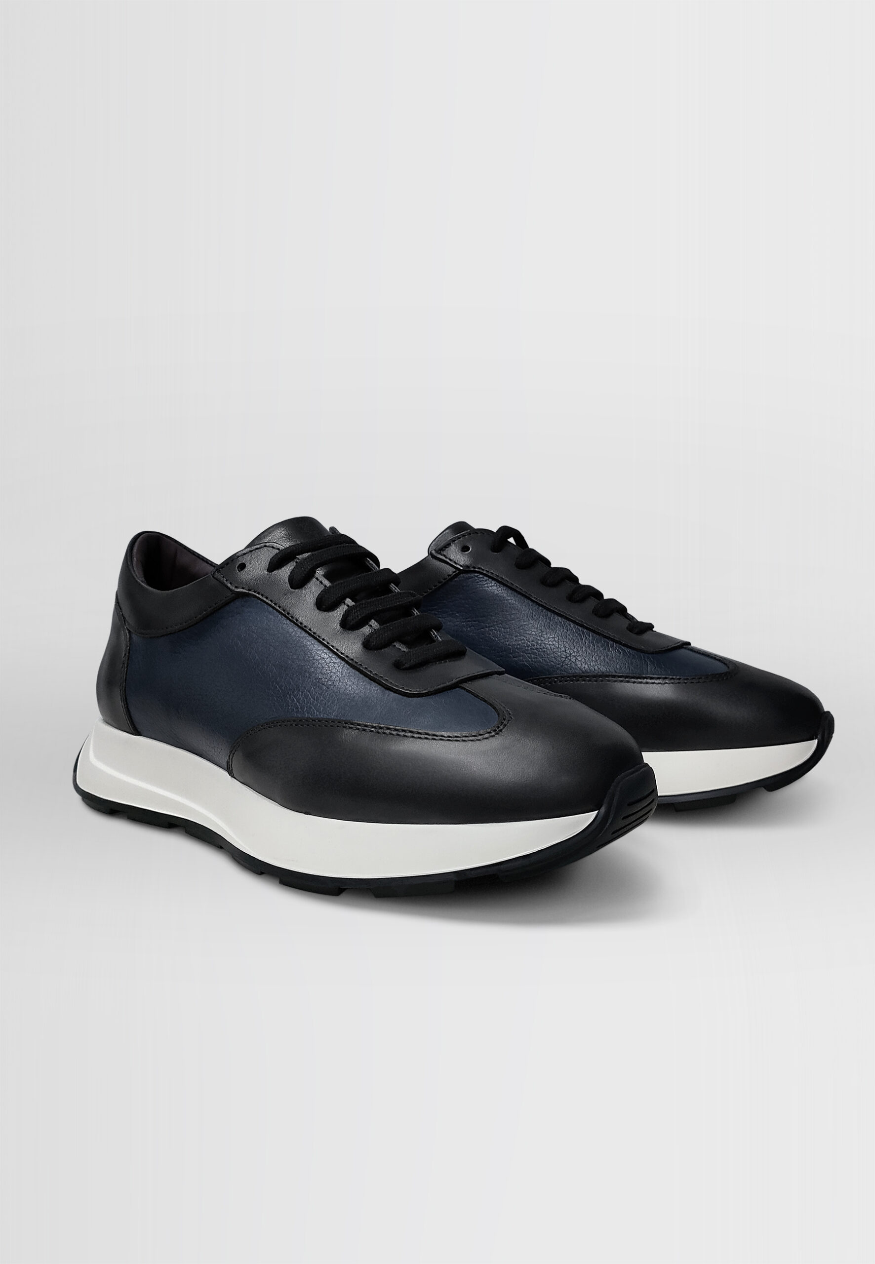Sneakers Bicolores Navy & Noir