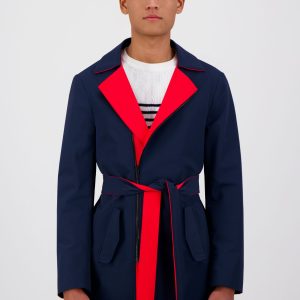TRENCH KERIN BLEU CORAIL
