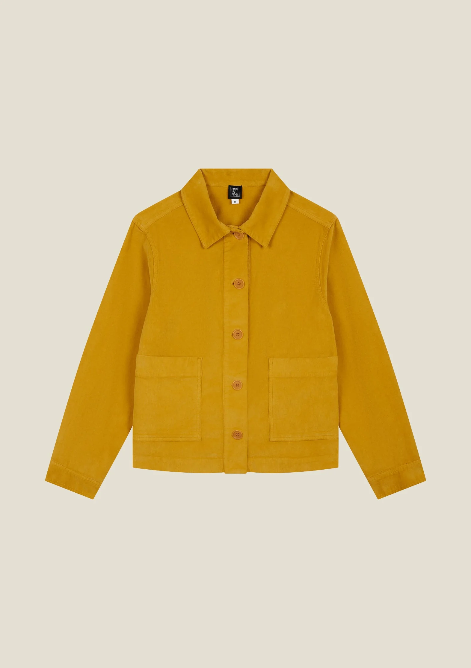 VESTE VANESSA UNI MOUTARDE – Image 2