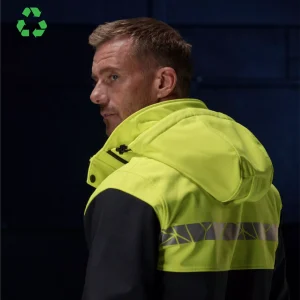 Veste softshell matelassée risque modéré recyclée