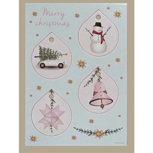 Merry Christmas – 4 Décorations à suspendre