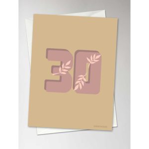 30 – Carte 2 volets + enveloppe