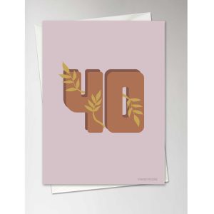 40 – Carte 2 volets + enveloppe