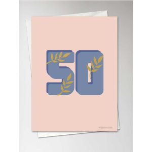 50 – Carte 2 volets + enveloppe