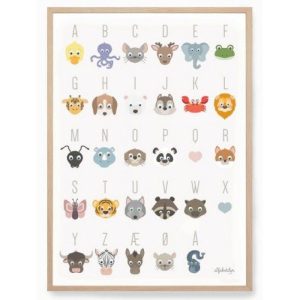 ABC Animaux (version danoise) – Format A3