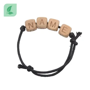 Bracelet alphabet bois