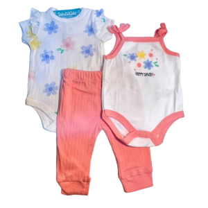 3pc set du 0/3 au 24 mois HAPPY DAISY