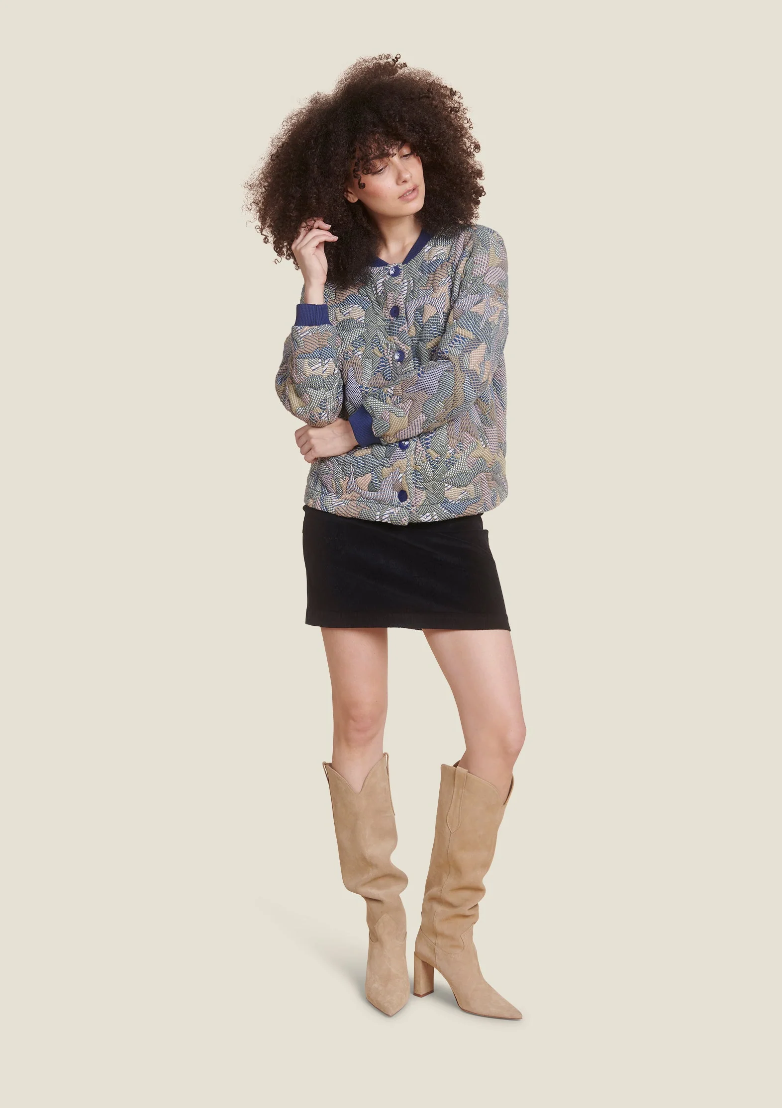 VESTE GULLY GEO KAKI – Image 7