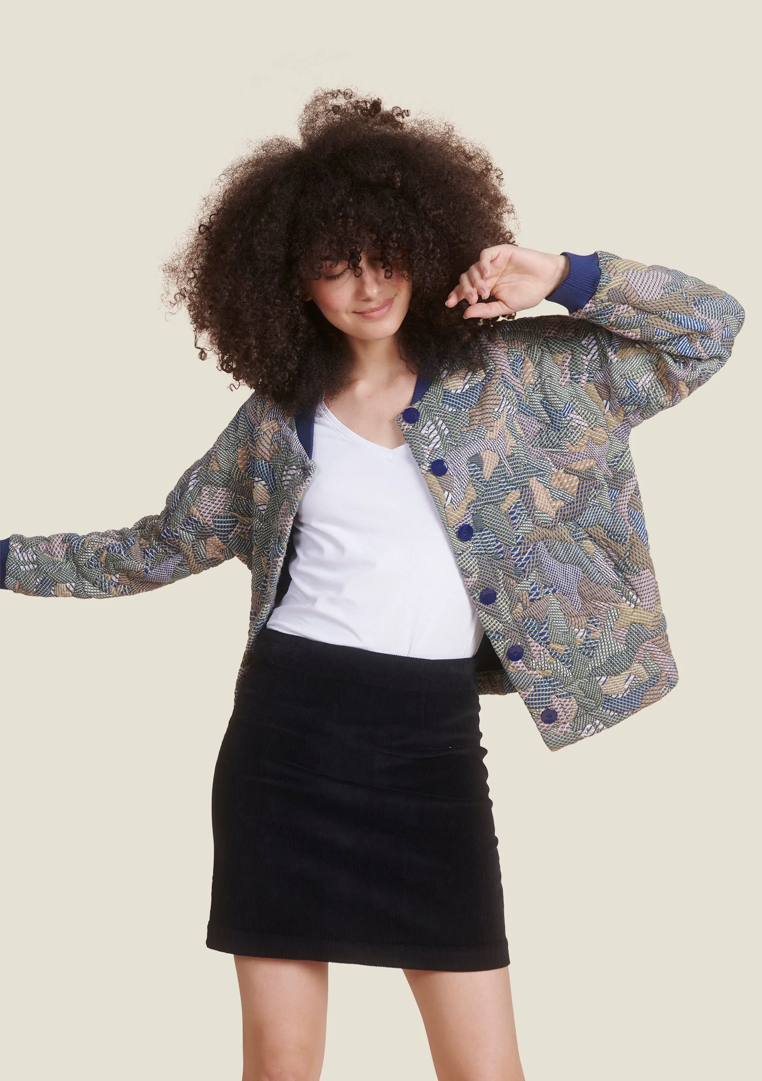 VESTE GULLY GEO KAKI – Image 6