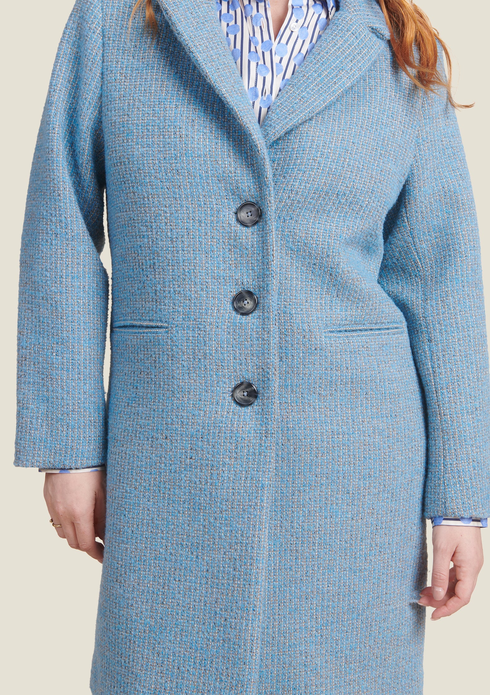 MANTEAU MALO UNI BLEUCHINE – Image 4