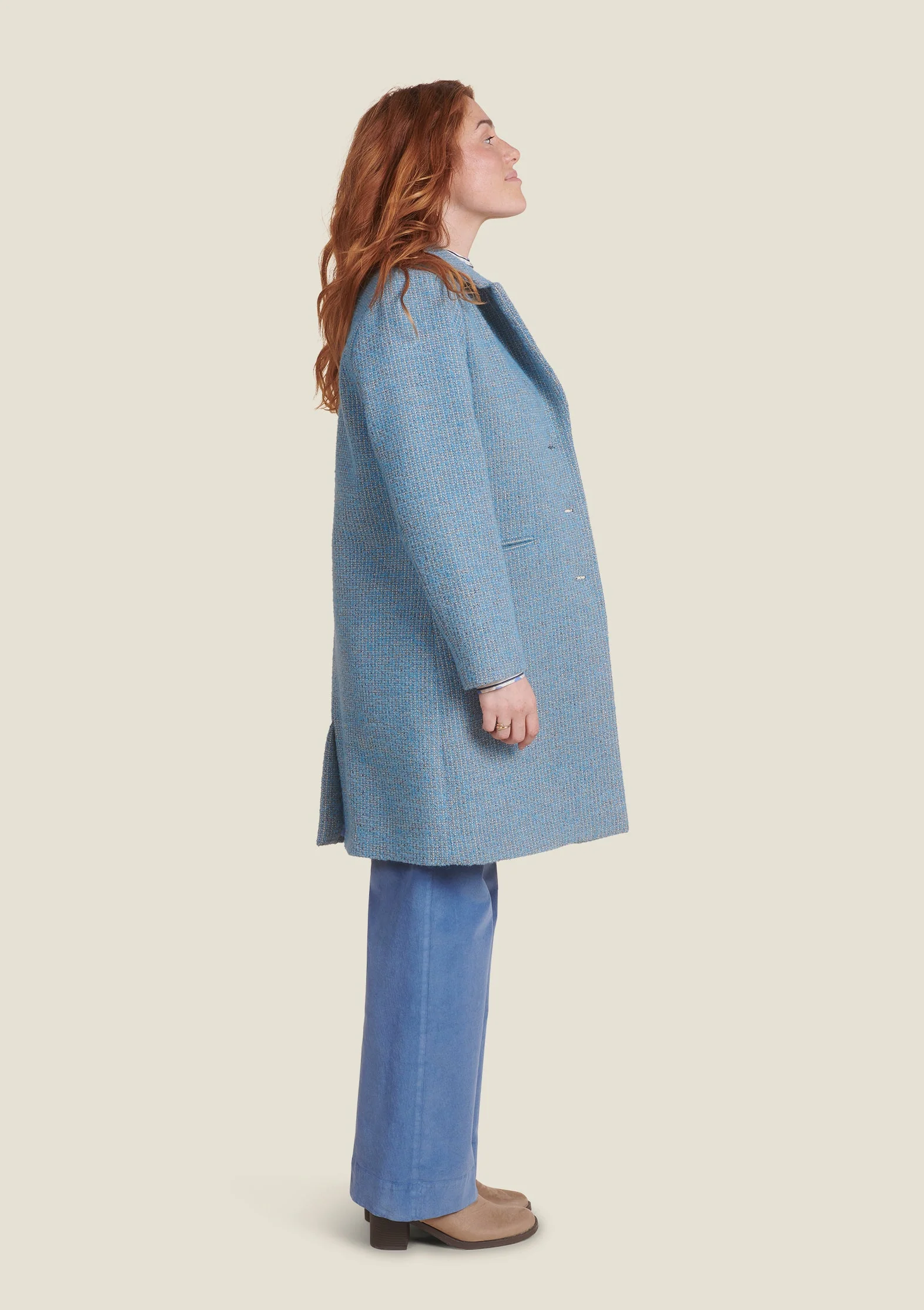 MANTEAU MALO UNI BLEUCHINE – Image 2