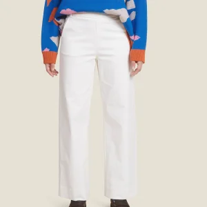 PANTALON PAULINE UNI ECRU