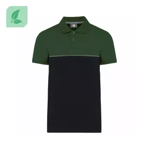 Polo bicolore écoresponsable