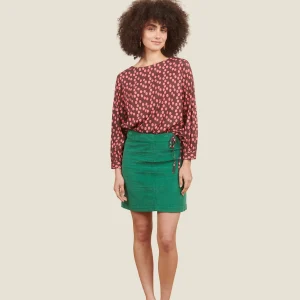 BLOUSE TORIDA GOMMETTE ROSE