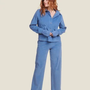 VESTE VANESSA UNI BLEU GRIS