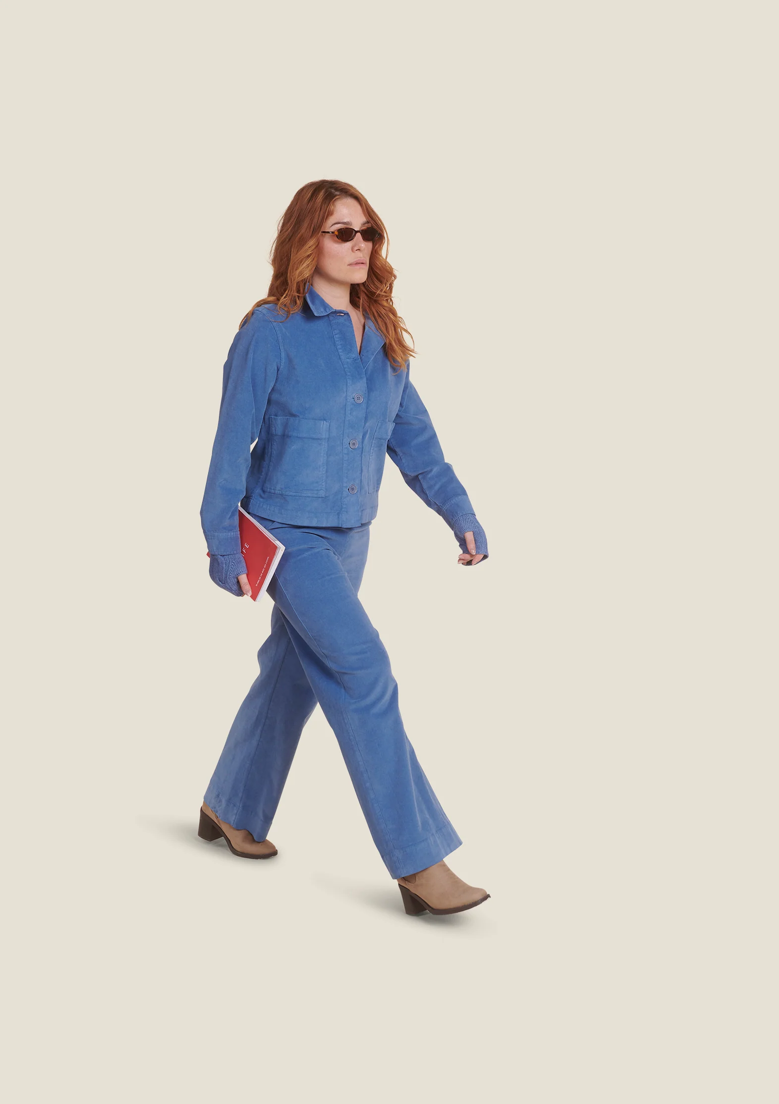 VESTE VANESSA UNI BLEU GRIS – Image 6