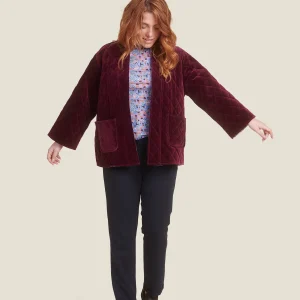 VESTE VALERIE DOUCEUR BORDEAUX