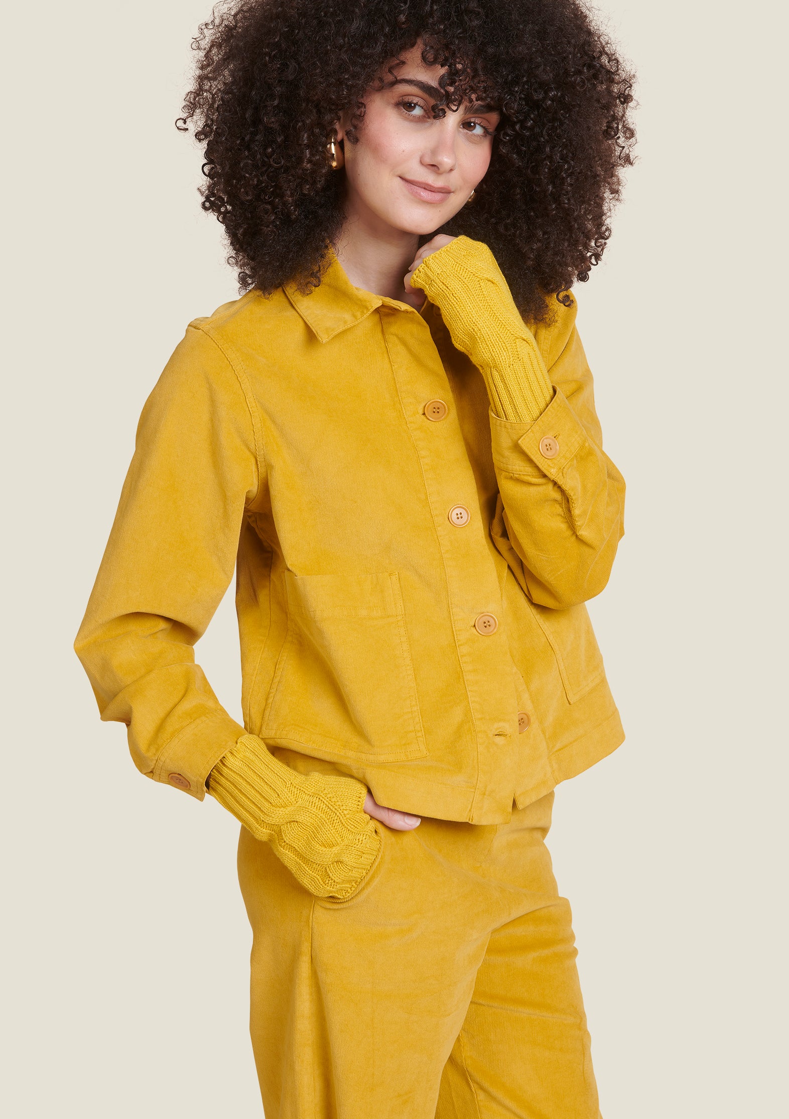 VESTE VANESSA UNI MOUTARDE – Image 6