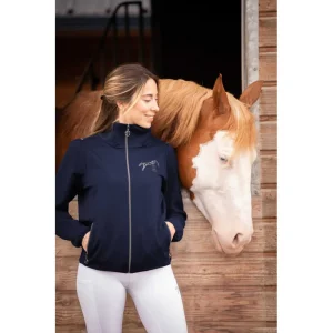 Veste Tweeny Strass Bleu marine - PENELOPE COLLECTION