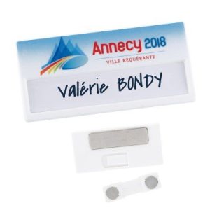 Badge aimanté